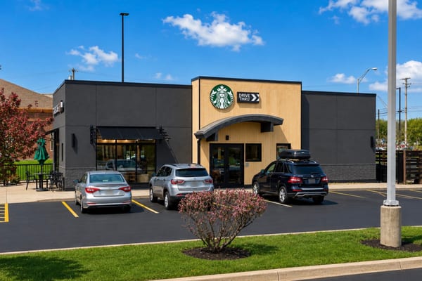 STARBUCKS A FEW BLOCKS AWAY