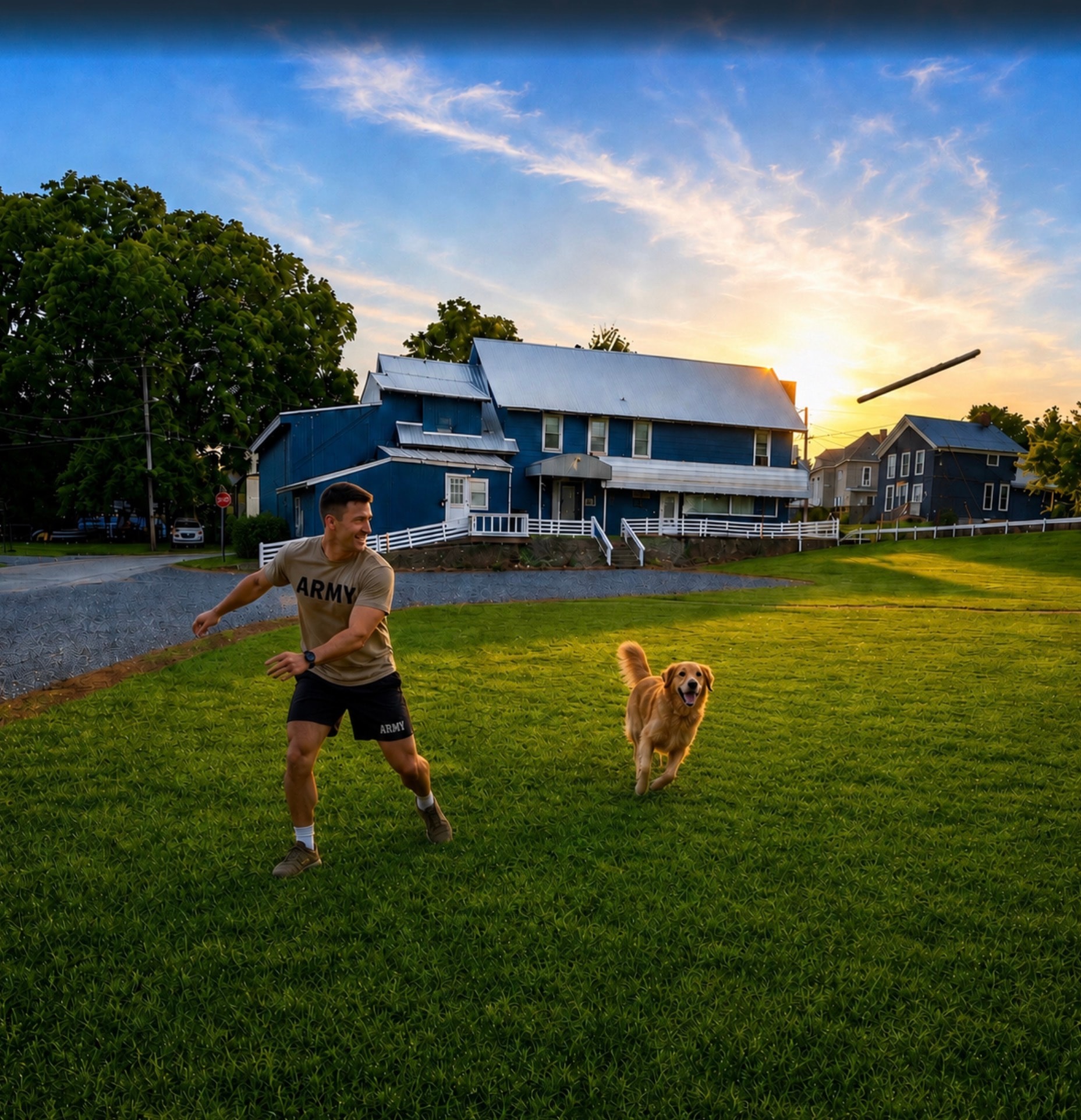 Pet-Friendly - 
You get. “ ROOM FOR ROVER” 
to roam and run around …